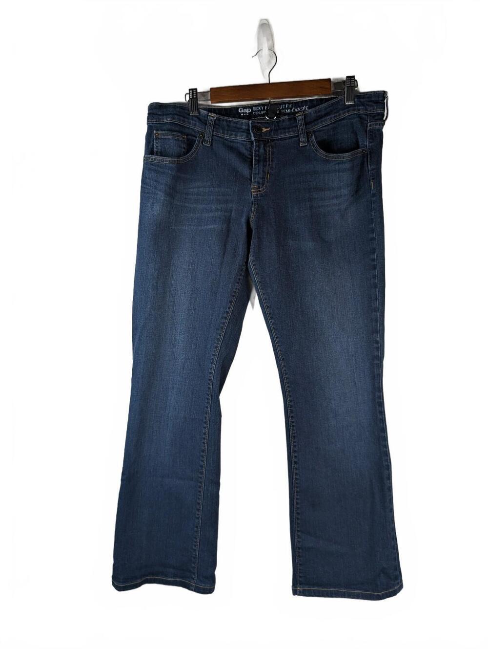 Gap Sexy Bootcut Fit Dark Wash Jeans Size 18
